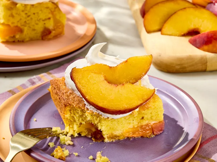 Peaches and Cream Cake