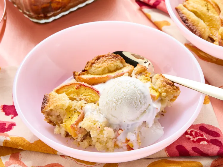 Peach Spoon Cake